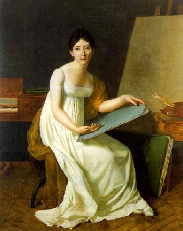 Henriette Lorimier Self-portrait France oil painting art